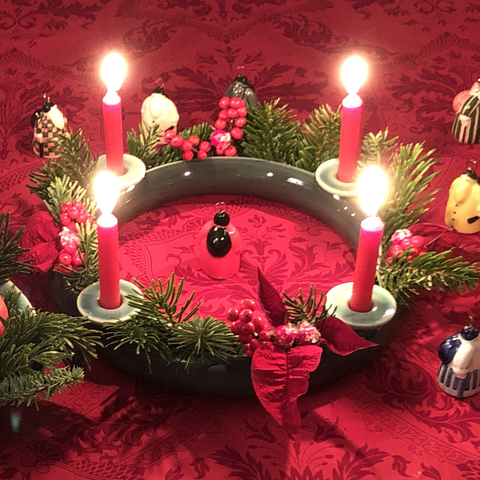 Porte-bougie pour anneau floral 209 | Decor 007-1