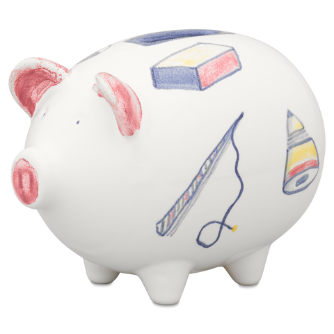 Tirelire en forme de cochon 1074 | Decor 252