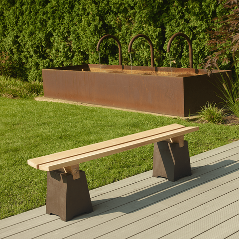 Banc de jardin Bauhaus 1070A | Decor 999