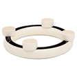 Vase en couronne 735B mit Kerzenhalter 735B | Decor 007-1