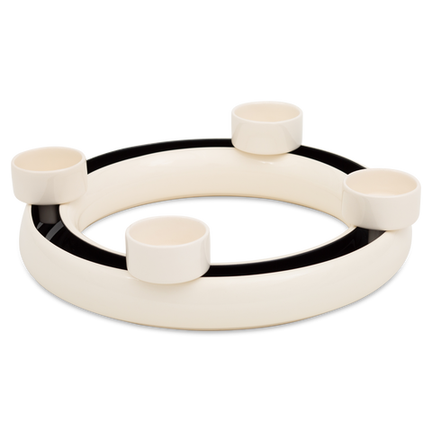 Vase en couronne 735B mit Kerzenhalter 735B | Decor 007-1