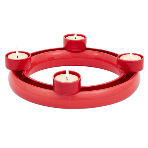 Vase en couronne mit 4 Teelichthaltern HB 735B 735B | Decor 058