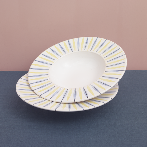Set d'assiettes creuses 2 pcs. 607 | Decor 138