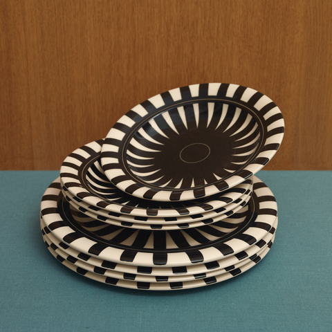 Set d'assiettes 8 pcs. 100 | Decor 612