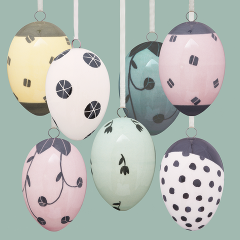 Set d'œufs de Pâques 7 pcs. grand 753 | Decor 999