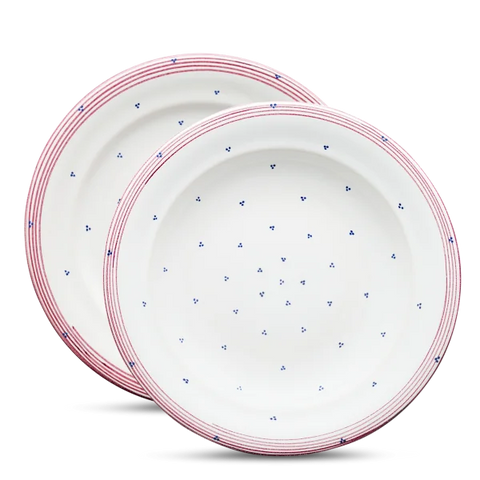 Set d'assiettes creuses 2 pcs. 223 | Decor 043