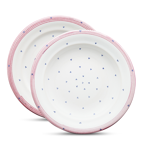 Set d'assiettes creuses 2 pcs. 223 | Decor 043